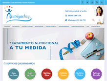 Tablet Screenshot of nutriyachay.com